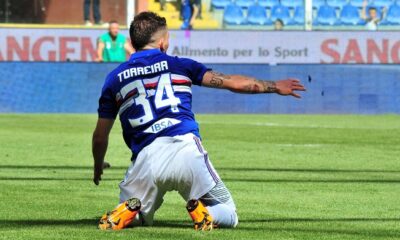 torreira terra sampdoria cagliari aprile 2018
