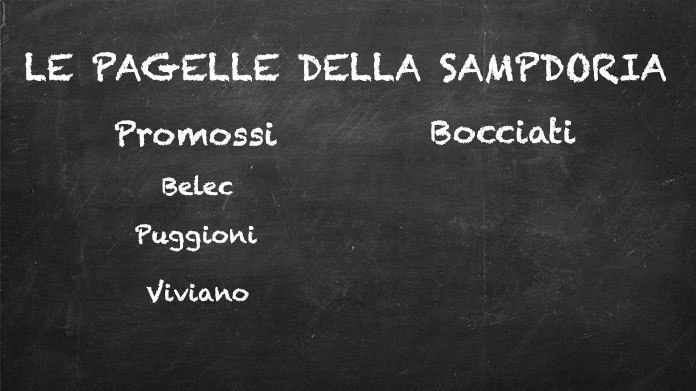 pagelle Sampdoria