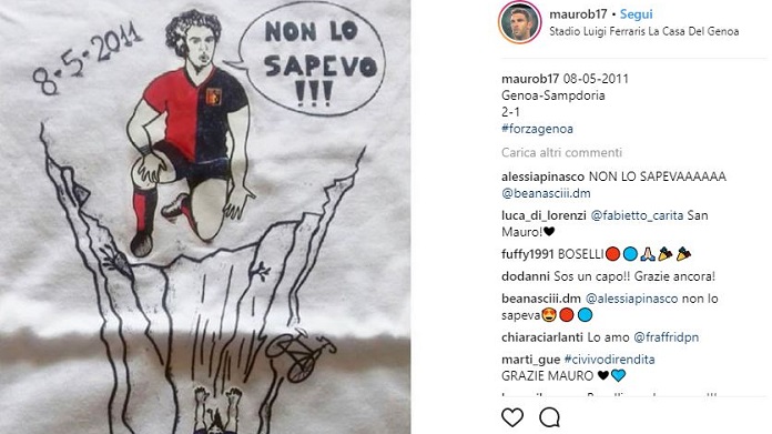 boselli instagram gol derby