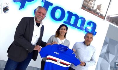 dirigenza joma maglia sampdoria samptv