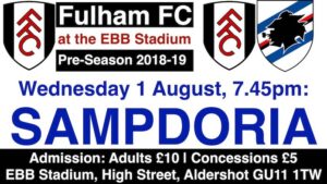 Fulham-Sampdoria: info biglietti, probabili formazioni e streaming