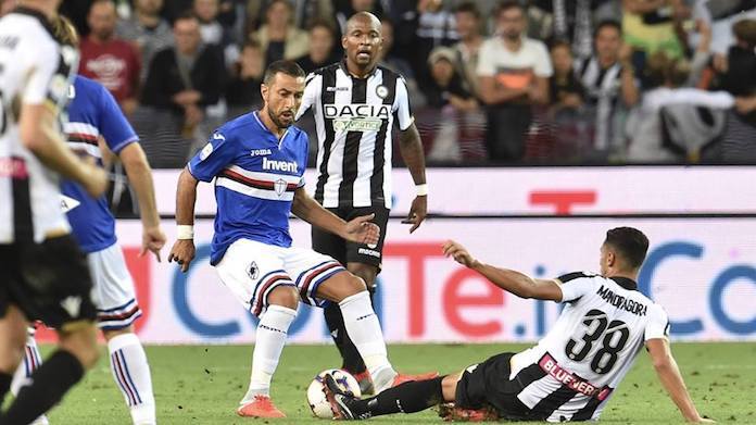 diretta formazioni sampdoria-udinese