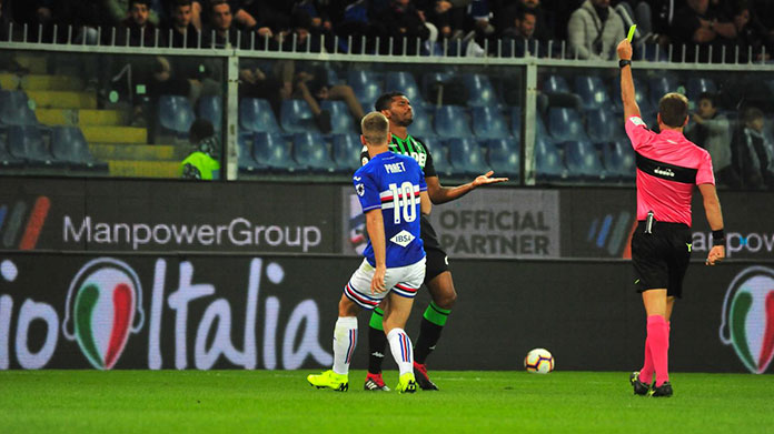Ammonizione Marlon Samp Sasol