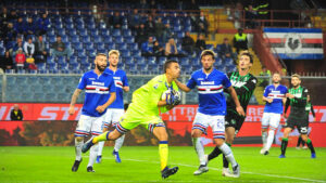 Al Ferraris solo big durante Samp-Sassuolo: c’era anche il Barcellona