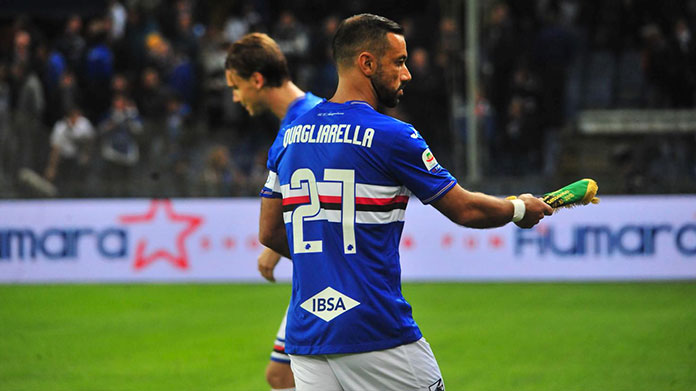 Quagliarella Samp Sassuolo