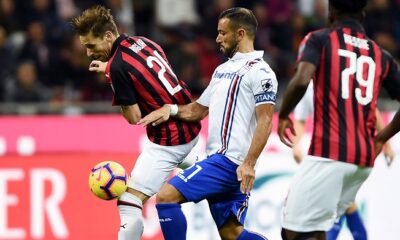 biglia quagliarella sampdoria-milan convocati