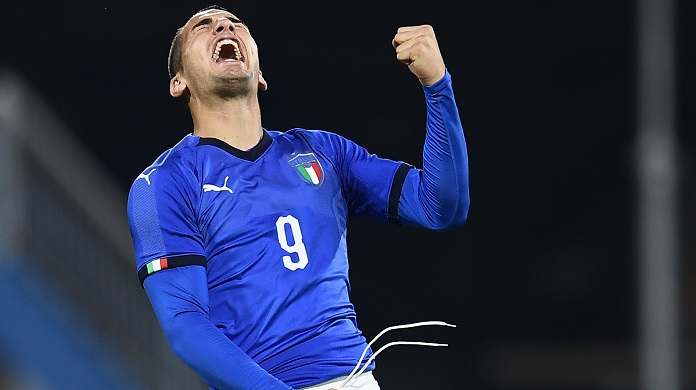 bonazzoli esultanza italia u21