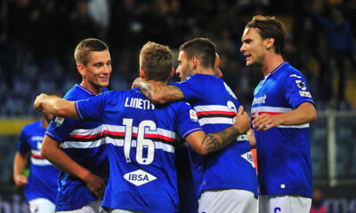 esultanza Sampdoria formazioni