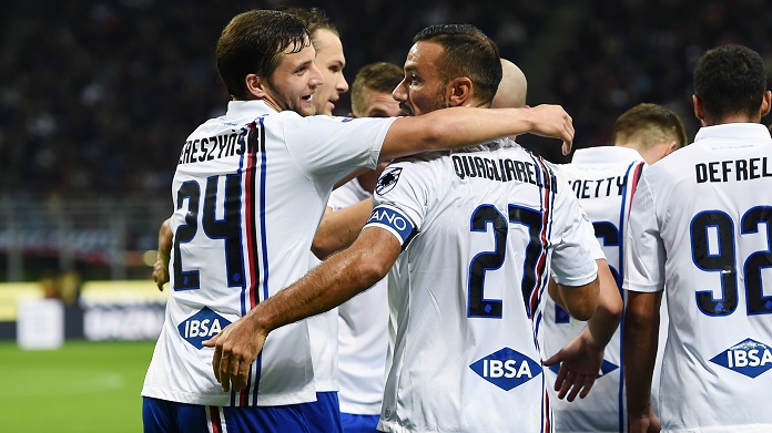 classifica streaming maglia Sampdoria