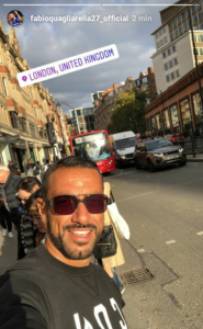 quagliarella londra instagram e1539018783580