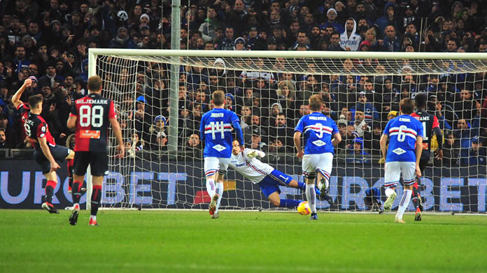 Derby rigore piatek