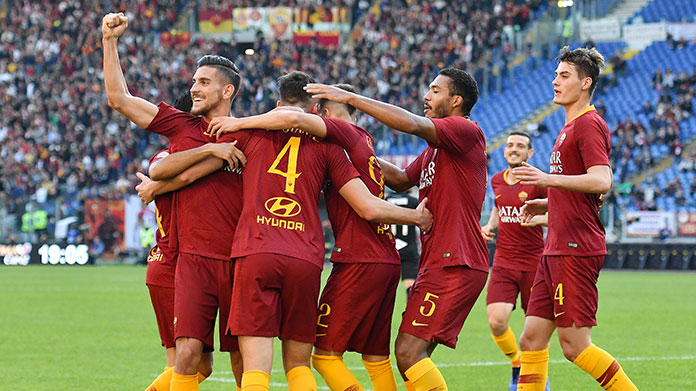 esultanza roma-sampdoria