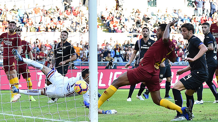 gol juan jesus roma-sampdoria