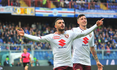 iago falque esultanza sampdoria torino