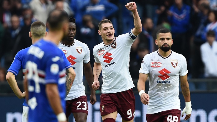 belotti torino-sampdoria streaming