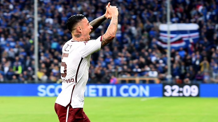 izzo esultanza sampdoria-torino highlights