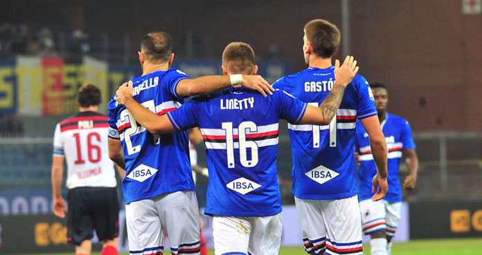 quagliarella linetty ramirez sampdoria