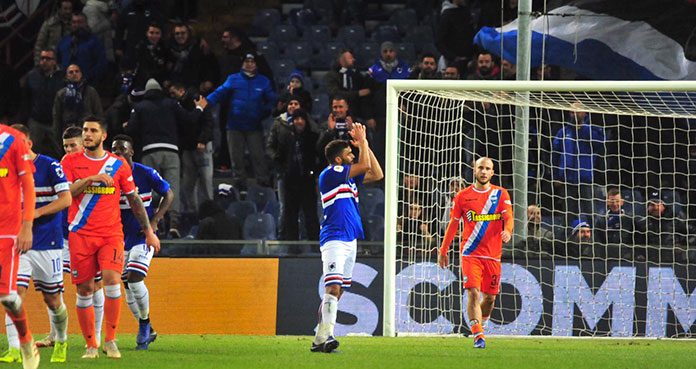 Esultanza Derel Samp Spal