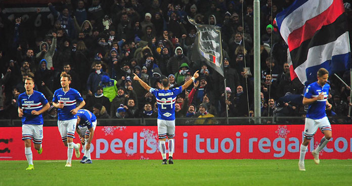 Esultanza Quagliarella Sud