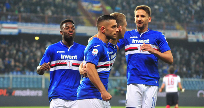Esultanza Samp Bologna