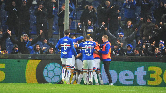 Esultanza Squadra Samp