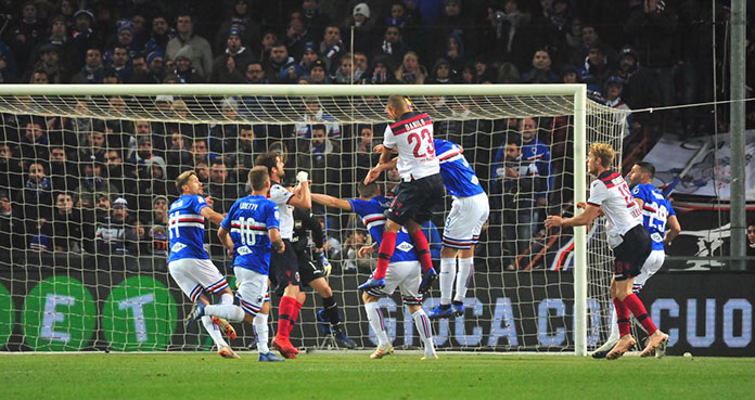 Gol Bologna Samp Azione Poli