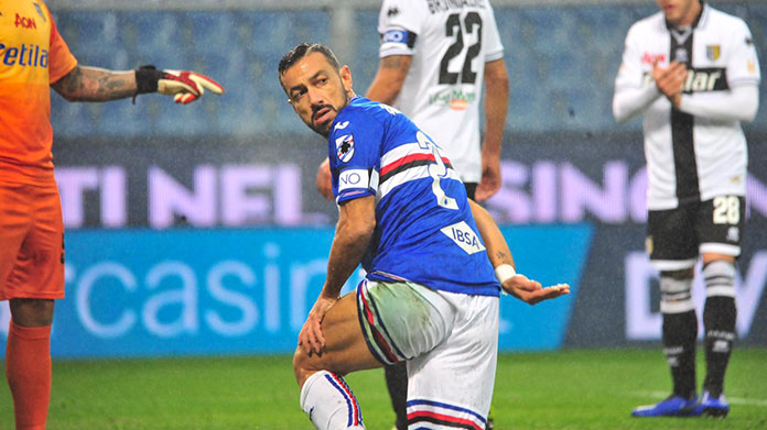 quagliarella sampdoria-parma highlights