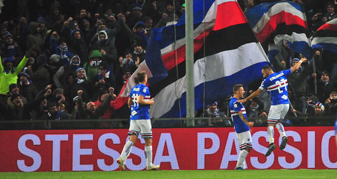 Quagliarella Linetty Esultanza