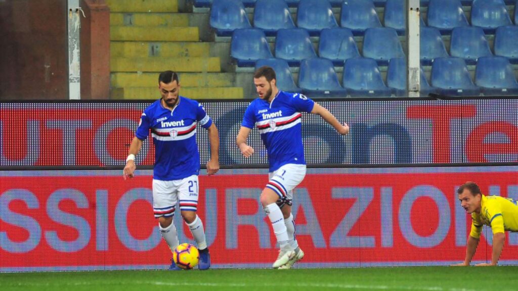 Sampdoria, l'allenatore migliore della carriera di Sala dopo Ancelotti è un ex blucerchiato 1 Sala Quagliarella Samp Chievo