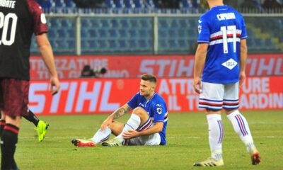 linetty sampdoria infortunio