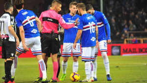 Verso Lazio-Sampdoria: i precedenti dei blucerchiati a direzione di Massa