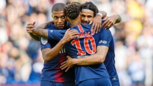 Mbappe Neymar Cavani psg