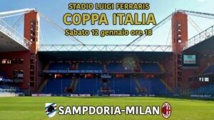 Coppa Italia, Sampdoria-Milan in streaming: dove vedere la partita