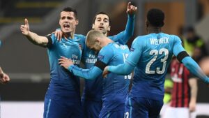 mkhitaryan esultanza arsenal milan