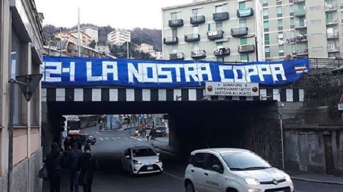 striscioni coppa italia