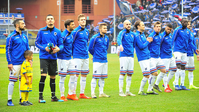 Samp Frosinone Squadra Schierata