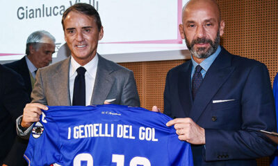 Sampdoria Mancini cannonieri Vialli