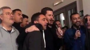 Ma il cielo è sempre più blu: Quagliarella-show al karaoke – VIDEO