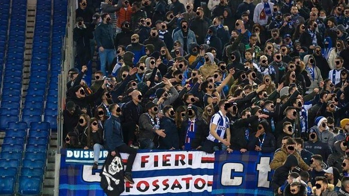 roma-porto tifosi champions league sampdoria