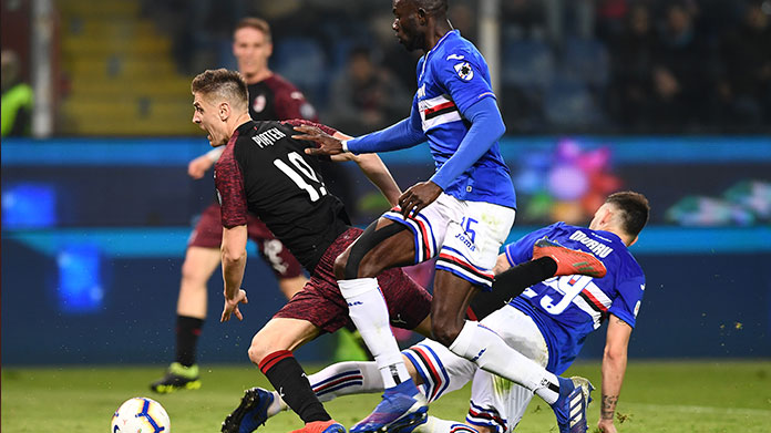 murru colley piatek sampdoria-milan