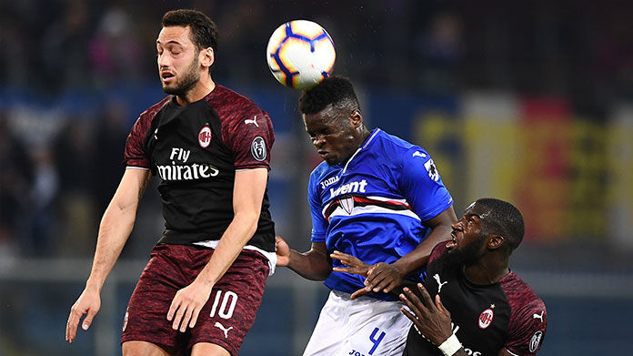 Vieira vieira sampdoria-milan