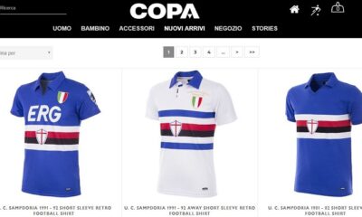 collezione retrò sampdoria copa