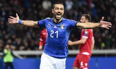 quagliarella esultanza gol italia