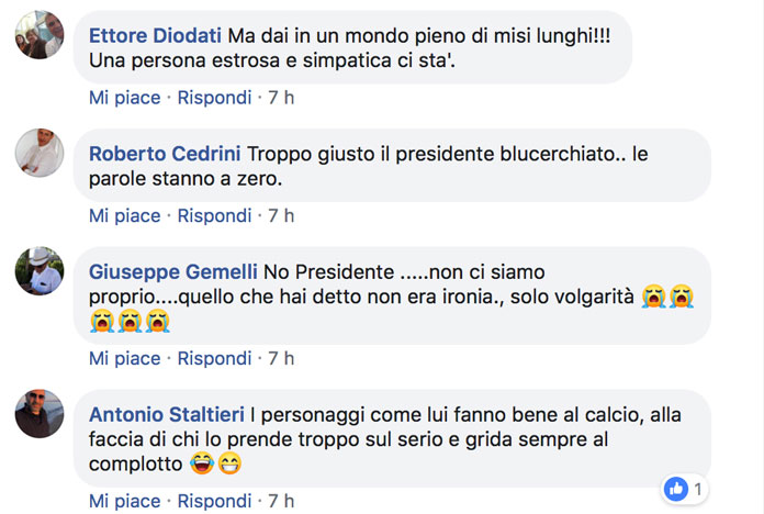 Commenti, Ferrero