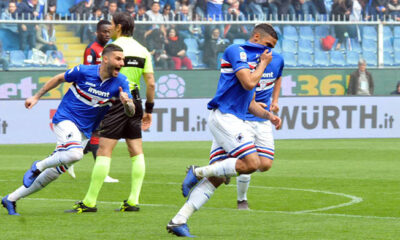 defrel esultanza sampdoria-genoa highlights