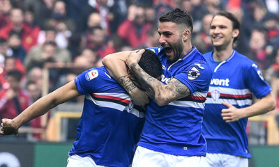 murru defrel gol derby sampdoria-genoa esultanza