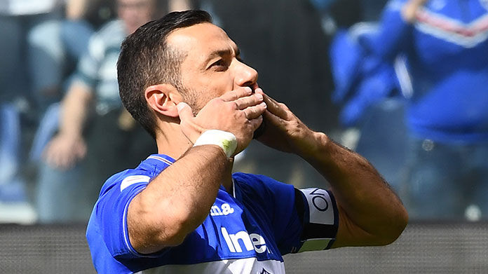 Quagliarella_Bacio quagliarella sampdoria