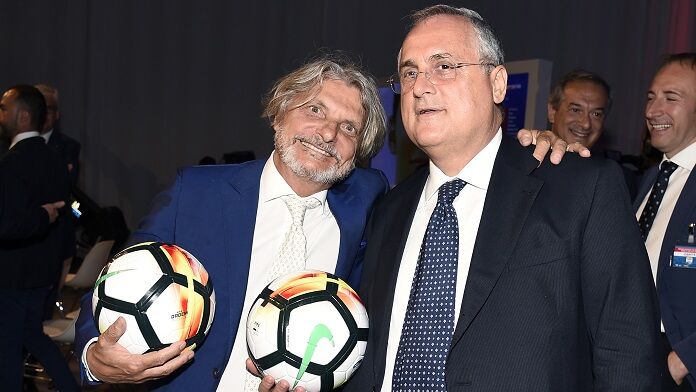 presentazione calendari serie A 2017-2018 ferrero lotito