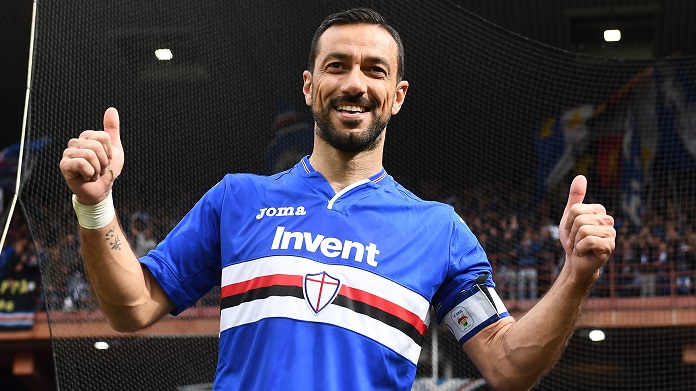 gol sampdoria Quagliarella