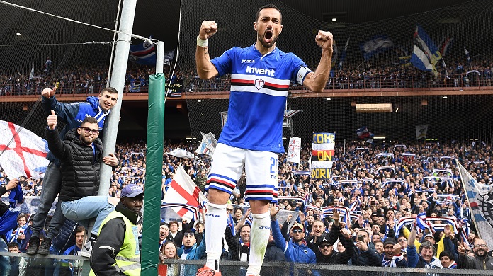 quagliarella tifosi sampdoria derby